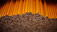 Musgrave铅笔公司生产的黄色铅笔，美国田纳西州谢尔比维尔市 (© Luke Sharrett/Getty Images)