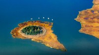 莫尼博克湾的芦苇岛，纽约长岛 (© Claudia Uripos/eStock Photo)
