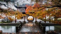 杭州西湖的古典中国园林 (© DANNY HU/Getty Images)