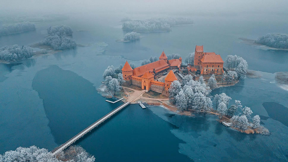特拉凯城堡博物馆，立陶宛特拉凯 (© Andrius Aleksandravicius/Alamy)