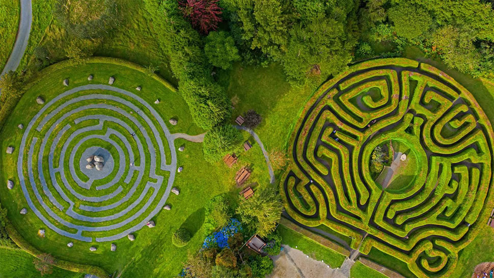 Greenan迷宫，爱尔兰威克洛郡 (© Peter Krocka/Shutterstock)