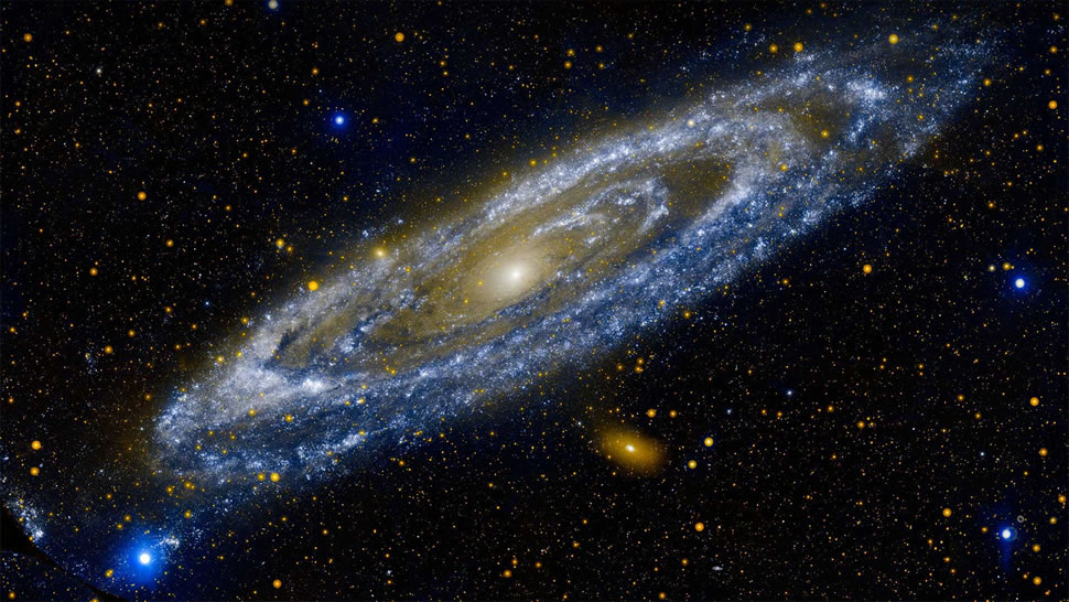 绚烂的仙女座星系 (© NASA/JPL-Caltech)