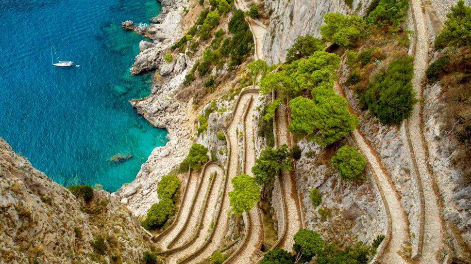 克虏伯路，卡普里岛，意大利 (© Mikolaj Niemczewski/Shutterstock)