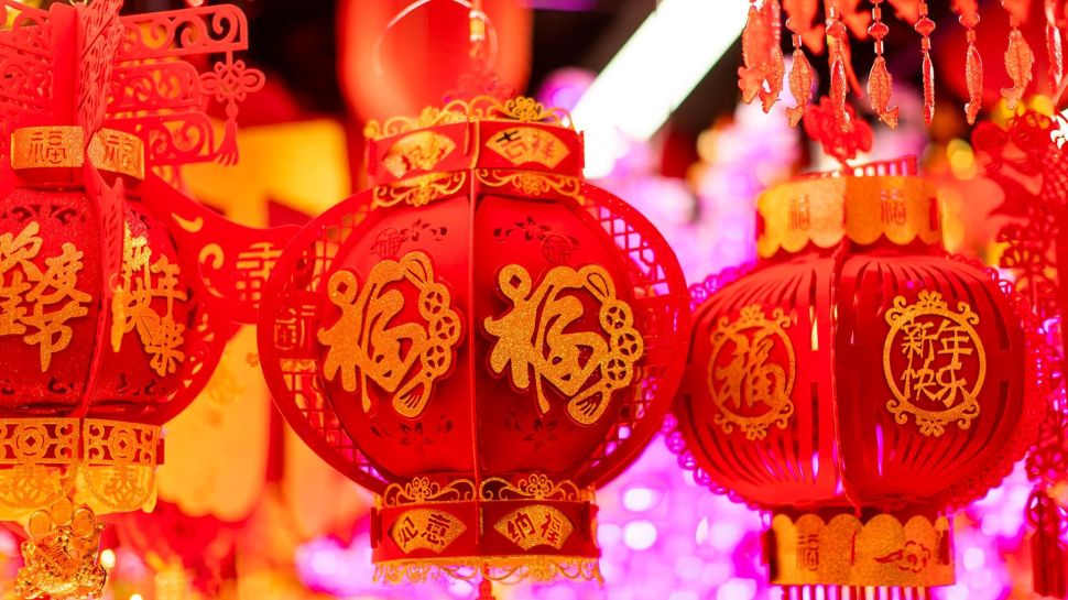 中国春节传统汉字“福” (© DuKai摄影师/Getty Images)