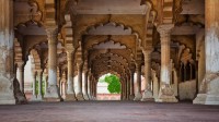 印度北方邦，阿格拉古堡 (© Bryan Mullennix/Corbis)