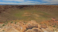 巴林杰陨石坑，美国亚利桑那州 (© Michele Falzone/Alamy)