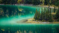 卡克罗斯附近的翡翠湖，加拿大育空地区 (© David Noton Photography/Alamy Stock Photo)