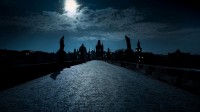 伏尔塔瓦河上的查理大桥，布拉格 (© Martin Moxter/Offset)
