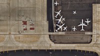 凤凰城天港国际机场鸟瞰图，亚利桑那 (© Nearmap/Getty Images)