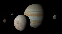 木星的卫星——木卫一、木卫二、木卫三和木卫四 (© Branko Šimunek/Alamy)