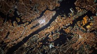 从国际空间站看纽约市 (© NASA Photo/Alamy)