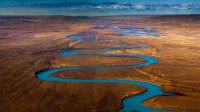 圣克鲁斯河，阿根廷巴塔哥尼亚 (© Coolbiere Photograph/Getty Images)