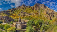 格加尔德修道院，亚美尼亚 (© traumlichtfabrik/Getty Images)