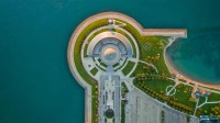 密歇根湖畔的阿德勒天文馆， 芝加哥伊利诺伊州 (© Amazing Aerial Agency/Offset by Shutterstock)