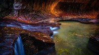 The Subway slot canyon in Zion National Park, Utah (© Stan Moniz/Tandem Stills + Motion)