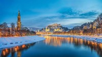 Salzburg with Salzach river, Austria (© MacEaton/Alamy)
