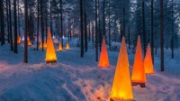 罗瓦涅米的圣诞老人公园，拉普兰德，芬兰 (© lukutin77/Getty Images)