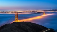 金门大桥，旧金山，加利福尼亚州，美国 (© Jim Patterson/Tandem Stills + Motion)