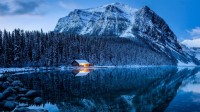路易斯湖，班夫国家公园，阿尔伯塔省，加拿大 (© Mr. Simon Paul/Shutterstock)