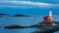 菲斯加德灯塔，埃斯奎莫尔特港，科尔伍德，不列颠哥伦比亚省，加拿大 (© davemantel/Getty Images)