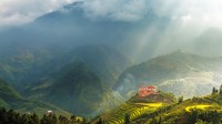 在沙巴的水稻田，老街，越南 (© Anujak Jaimook/Getty Images)