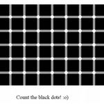 视觉图片：图中有多少个黑色的点？